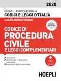 Codice procedura civile e leggi complementari 2020