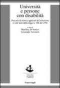 Università e persone con disabilità. Percorsi di ricerca applicati all'inclusione a vent'anni dalla legge n. 104 del 1992