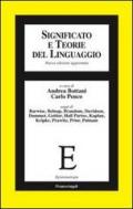 Significato e teorie del linguaggio