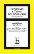 Significato e teorie del linguaggio