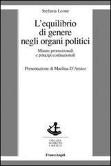 L'equilibrio di genere negli organi politici. Misure promozionali e principi costituzionali