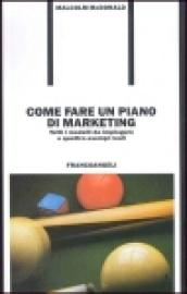 Come fare un piano di marketing. Tutti i modelli da impiegare e quattro esempi reali