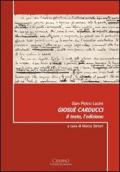 Giosuè Carducci. Il testo, l'edizione