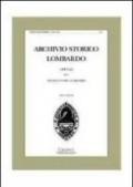 Archivio storico lombardo. Giornale della società storica lombarda (2011): 16