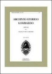 Archivio storico lombardo. Giornale della società storica lombarda (2011): 16