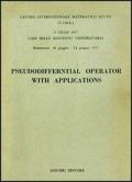 Pseudodifferential operator with applications