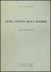 Hume, critico della ragione