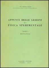 Appunti dalle lezioni di fisica sperimentale: 1