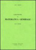 Lezioni di matematica generale