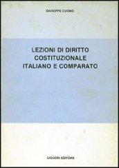 Lezioni di diritto costituzionale italiano e comparato