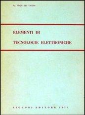 Elementi di tecnologie elettroniche