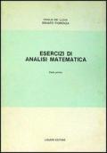 Esercizi di analisi matematica. Vol. 1
