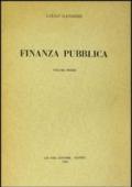 Finanza pubblica. 1.