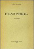 Finanza pubblica. 1.
