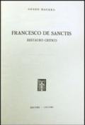 Francesco De Sanctis. Restauro critico