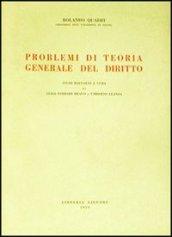 Problemi di teoria generale del diritto