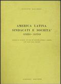 America latina: sindacati e società