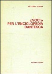 Voci per l'Enciclopedia dantesca