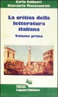 La critica della letteratura italiana: 1