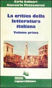 La critica della letteratura italiana: 1