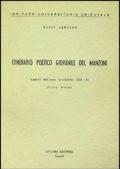 Itinerario poetico giovanile del Manzoni