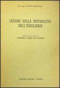 Lezioni sulla instabilità dell'equilibrio