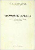 Tecnologie generali. Vol. 3