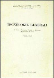 Tecnologie generali. Vol. 3