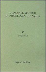 Giornale storico di psicologia dinamica. Vol. 40