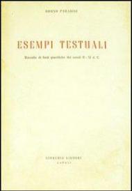 Esempi testuali (raccolta di fonti giuridiche dei secoli II-XI d. C.)
