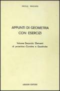 Appunti di geometria con esercizi: 2