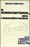 Il monetarismo, una riconsiderazione