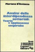 Analisi delle interdipendenze settoriali: teoria e applicazioni empiriche