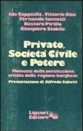 Privato, società civile e potere. Momenti della costituzione critica della ragione borghese