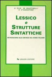 Lessico e strutture sintattiche