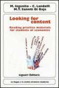 Looking for content. Reading practice materials for students of economics