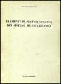 Elementi di sintesi diretta dei sistemi multivariabili