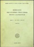 Rendiconto dell'Accademia delle scienze fisiche e matematiche. Serie IV. 48.Anno 1980-1981
