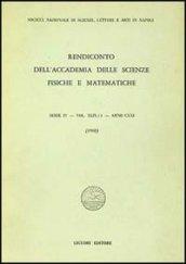 Rendiconto dell'Accademia delle scienze fisiche e matematiche. Serie IV. 49.Anno 1982