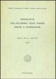 Rendiconto dell'Accademia delle scienze fisiche e matematiche. Serie IV. Vol. 50: Anno 1983.