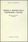 Lessico e sintassi delle costruzioni locative