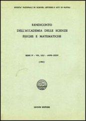 Rendiconto dell'Accademia delle scienze fisiche e matematiche. Serie IV. 52.Anno 1985