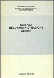 Scienza dell'amministrazione. Appunti