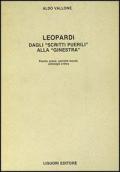 Leopardi. Dagli «Scritti puerili» alla «Ginestra»
