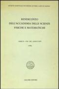 Rendiconto dell'Accademia delle scienze fisiche e matematiche. Serie IV: 53