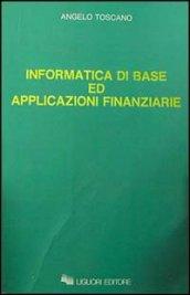 Informatica di base ed applicazioni finanziarie