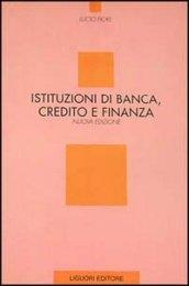 Istituzioni di banca, credito e finanza