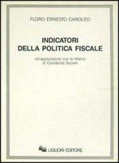 Indicatori della politica fiscale. Un'applicazione con le matrici di contabilità sociale