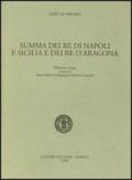 Summa dei re di Napoli e Sicilia e dei re d'Aragona