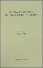 Giornale storico di psicologia dinamica. 32.